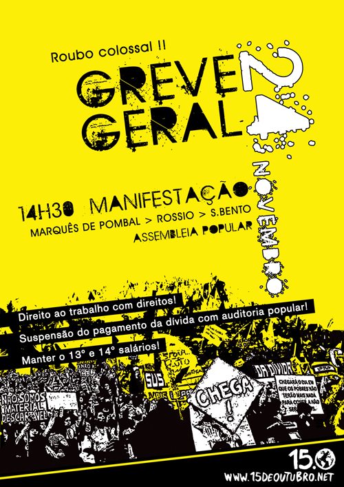 Greve Geral 24 de Novembro: vídeos, leis, material e horários