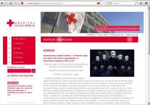 Anonymous Adolescentes atacam site do Hospital da Cruz Vermelha